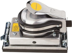 Value Collection - 8,000 OPM, 4 CFM Air Consumption, 90 psi Air Pressure, Palm Air Orbital Sander - Rectangular Pad, 1/4 NPT Inlet - Exact Tooling