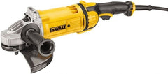 DeWALT - 9" Wheel Diam, 6,500 RPM, Corded Angle & Disc Grinder - 5/8-11 Spindle, 120 Volts - Exact Tooling