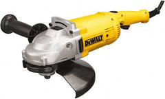 DeWALT - 9" Wheel Diam, 6,500 RPM, Corded Angle & Disc Grinder - 5/8-11 Spindle, 120 Volts - Exact Tooling