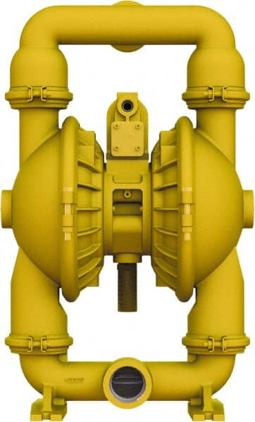 Versa-Matic - 2" NPT, Air Operated Diaphragm Pump - PTFE Diaphragm, Aluminum Housing - Exact Tooling