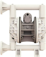 Versa-Matic - 1" NPT, Air Operated Diaphragm Pump - PTFE Diaphragm, Polypropylene Housing - Exact Tooling