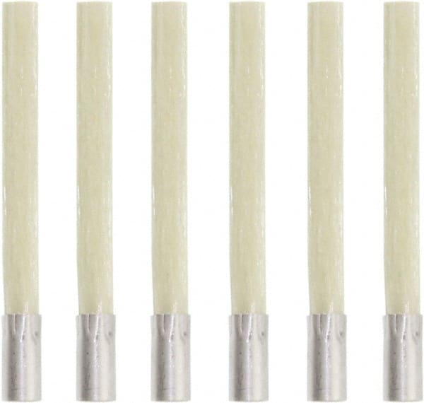 Value Collection - Glass Fiber Scratch Brush Tip Refill - 4-45/64" Brush Length, 4-45/64" OAL, 1-13/64" Trim Length - Exact Tooling