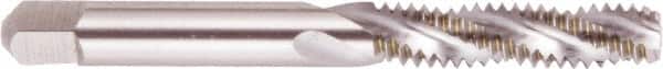Regal Cutting Tools - 9/16-12 UNC 3 Flute 3B Bottoming Spiral Flute Tap - High Speed Steel, Bright Finish, 3-19/32" OAL, Right Hand Flute, Right Hand Thread, H3 - Exact Tooling