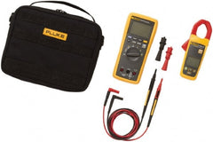 Fluke - 4 Piece, FC Wireless AC Current Clamp Kit - 1,000 Volt Max, LCD Display - Exact Tooling