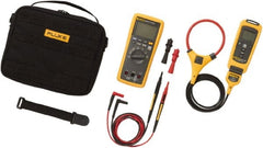 Fluke - 5 Piece, FC Wireless AC Current Clamp Kit - 1,000 Volt Max, LCD Display - Exact Tooling