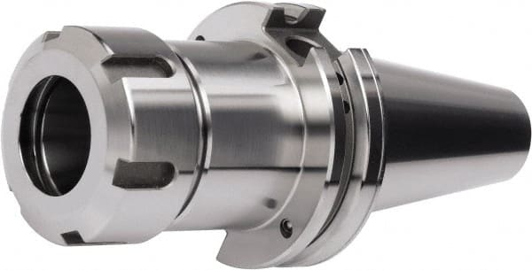 Accupro - 0.019" to 13/32" Capacity, 3-1/2" Projection, CAT40 Dual Contact Taper, ER16 Collet Chuck - 6-3/16" OAL - Exact Tooling