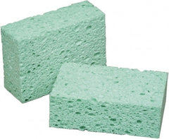 Ability One - 5-3/4" Long x 1-3/4" Wide x 1" Thick Scouring Sponge - Non-Abrasive, Green - Exact Tooling
