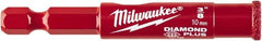 Milwaukee Tool - 3/8" Diam, 1-1/2" Cutting Depth, Hole Saw - Diamond Grit Saw, Continuous Edge - Exact Tooling
