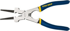 Irwin - 10" OAL, 2-3/4" Jaw Length x 3-1/2 Jaw Width, Side Cutting Welding Pliers - Combination Jaw - Exact Tooling