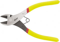 Clauss - 7" OAL, Diagonal Cutter - 3/4" Jaw Length x 1/2" Jaw Width, Hot Forged Carbon Steel Handle - Exact Tooling