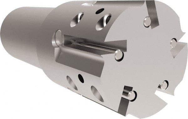 Allied Machine and Engineering - 1.755" Cut Diam, 1-1/4" Shank Diam, Internal/External Indexable Thread Mill - Multiple Insert Styles, 25.4mm Insert Size, Toolholder Style THP, 4" OAL - Exact Tooling