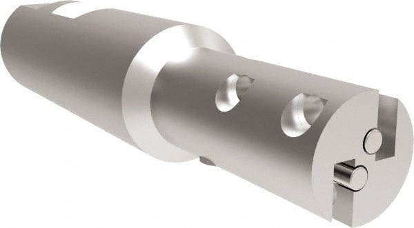 Allied Machine and Engineering - 0.932 (Straight), 1.065 (Tapered)" Cut Diam, 1" Shank Diam, Internal/External Indexable Thread Mill - Multiple Insert Styles, 38.1mm Insert Size, Toolholder Style THP, 4 1/2" OAL - Exact Tooling