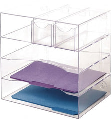 Rubbermaid - Clear Document Organizer - Plastic - Exact Tooling