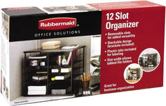 Rubbermaid - Black Document Organizer - Wood, MDF, Laminate - Exact Tooling