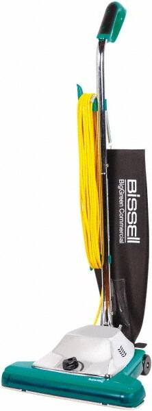 Bissell - Single Motor Upright Vacuum Cleaner - 16" Cleaning Width, 7.25" Amps, Ergonomically Looped Handle, Green & Black - Exact Tooling