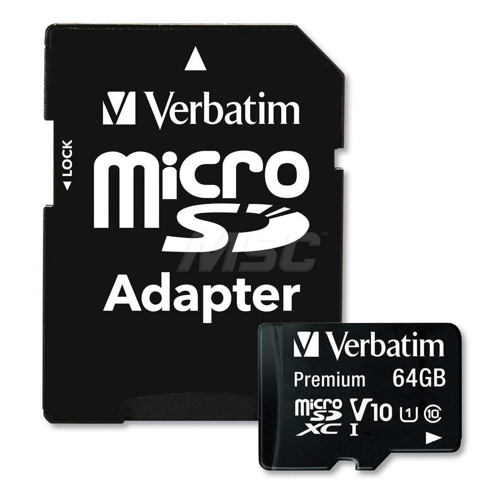 Verbatim - Office Machine Supplies & Accessories; Office Machine/Equipment Accessory Type: Memory Card ; For Use With: Laptops; Home Computer ; Color: Black - Exact Tooling
