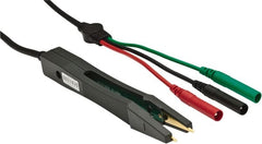 Extech - Black Electrical Test Equipment Component Tweezer - Use with LCR200 LCR Meters - Exact Tooling