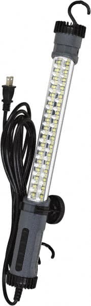 Value Collection - 120 Volt, 7 Watt, Electric, LED Portable Handheld Work Light - 15' Cord, 1 Head, 500 Lumens, ABS - Exact Tooling