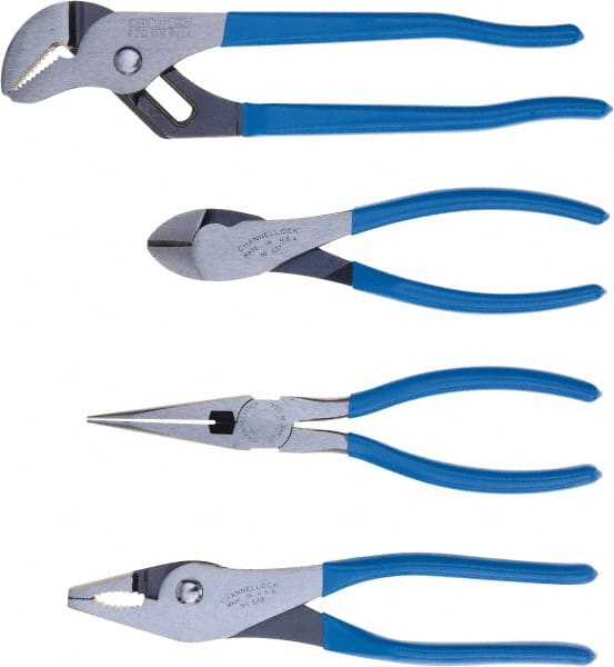 Channellock - 4 Piece Pit Crew Plier Set - Comes in Drawer Insert - Exact Tooling