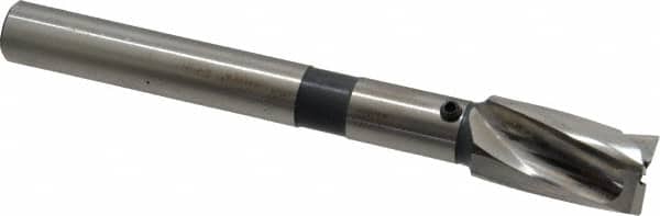 Cleveland - 11/16" Diam, 1/2" Shank, Diam, 3 Flutes, Straight Shank, Interchangeable Pilot Counterbore - Exact Tooling