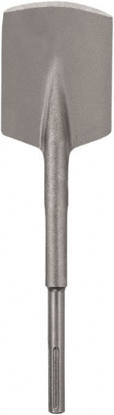 DeWALT - 4" Head Width, 16.6" OAL, 1-1/8" Shank Diam, Spade Chisel - SDS Max Drive, SDS Max Shank, Steel - Exact Tooling
