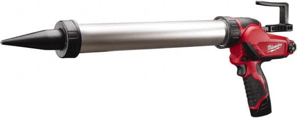 Milwaukee Tool - 20 oz Full Barrel Battery Caulk/Adhesive Applicator - Use with 20 oz Sausage Pack Material Containers - Exact Tooling