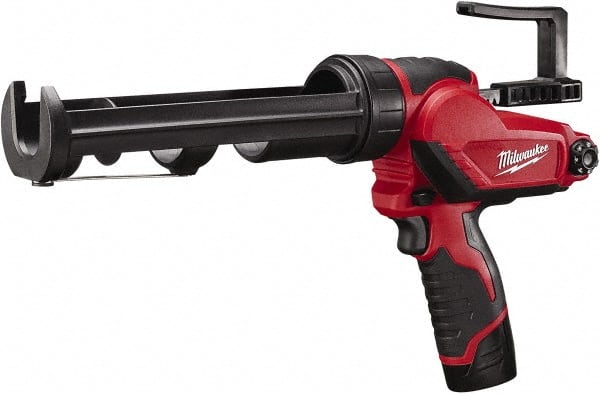 Milwaukee Tool - 10 oz Half Barrel Frame Battery Caulk/Adhesive Applicator - Use with 10 oz Cartridge Material Containers - Exact Tooling