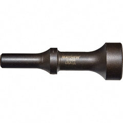 Mayhew - 1-1/4" Head Width, 4-1/4" OAL, Pneumatic Hammer - Round Drive, Round Shank, Steel - Exact Tooling