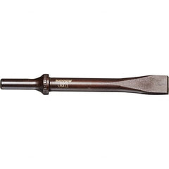 Mayhew - 5/8" Head Width, 6-1/2" OAL, Rivet Cutter Chisel - Round Drive, Round Shank, Steel - Exact Tooling