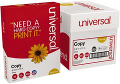 UNIVERSAL - 8-1/2" x 11" White Copy Paper - Use with Laser Printers, Copiers, Plain Paper Fax Machines - Exact Tooling