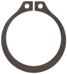 Rotor Clip - 1.059" Groove Diam, 1-1/8" Shaft Diam, Phosphate Steel, Snap External Retaining Rings - 0.056" Groove Width, 0.033" Groove Depth, 0.05" Ring Thickness, Grade 1060-1090 - Exact Tooling