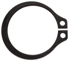 Rotor Clip - 0.882" Groove Diam, 15/16" Shaft Diam, Phosphate Steel, Snap External Retaining Rings - 0.046" Groove Width, 0.028" Groove Depth, 0.042" Ring Thickness, Grade 1060-1090 - Exact Tooling