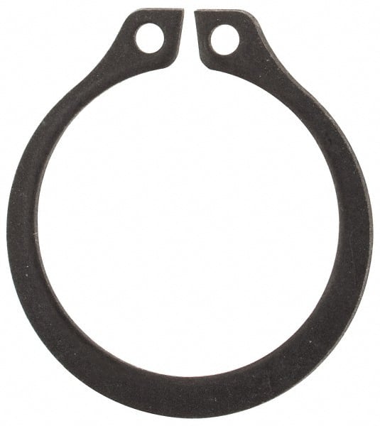 Rotor Clip - 0.588" Groove Diam, 5/8" Shaft Diam, Phosphate Steel, Snap External Retaining Rings - 0.039" Groove Width, 0.018" Groove Depth, 0.035" Ring Thickness, Grade 1060-1090 - Exact Tooling