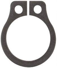 Rotor Clip - 0.261" Groove Diam, 9/32" Shaft Diam, Phosphate Steel, Snap External Retaining Rings - 0.029" Groove Width, 0.01" Groove Depth, 0.025" Ring Thickness, Grade 1060-1090 - Exact Tooling