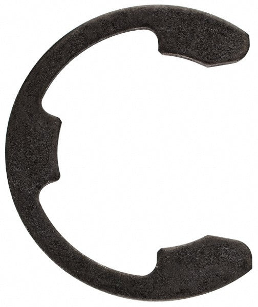 Rotor Clip - 1.079" Groove Diam, 1-3/16" Shaft Diam, Phosphate Steel, E Style External Retaining Rings - 0.068" Groove Width, 0.054" Groove Depth, 0.062" Ring Thickness, Grade 1060-1090 - Exact Tooling
