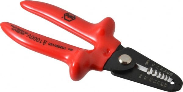 Wiha - 6" OAL, 10 AWG Capacity, Wire Stripper - Exact Tooling