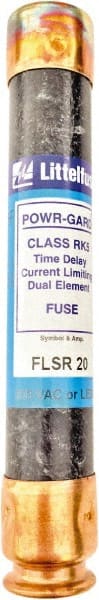 Value Collection - 300 VDC, 600 VAC, 20 Amp, Time Delay General Purpose Fuse - 200 kA Rating - Exact Tooling