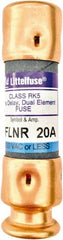 Value Collection - 125 VDC, 250 VAC, 20 Amp, Time Delay General Purpose Fuse - 2" OAL, 200 kA Rating, 9/16" Diam - Exact Tooling