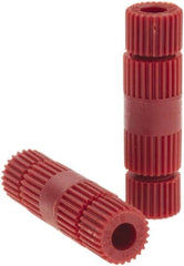 Value Collection - 24 to 18 AWG Compatible, Nylon Fully Insulated, Crimp-On Butt Splice Terminal - Red - Exact Tooling