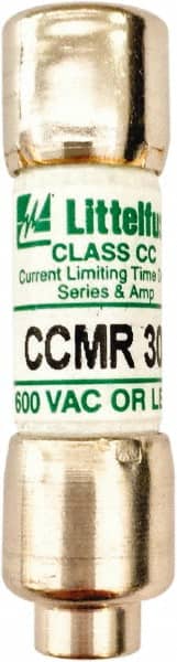 Value Collection - 500 VDC, 600 VAC, 30 Amp, Time Delay General Purpose Fuse - 300 at AC kA Rating - Exact Tooling