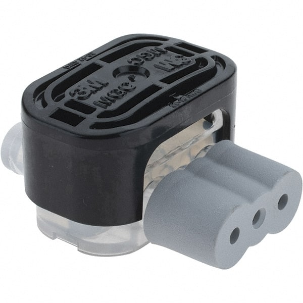 Value Collection - 20 to 12 AWG, Black, IDC, Pigtail Quick Splice Connector - Exact Tooling