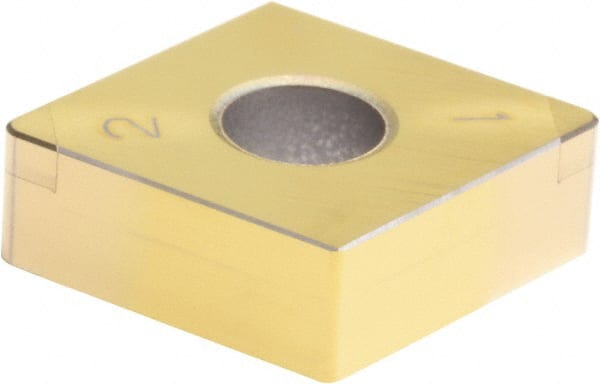 Sumitomo - 2NC-CNGA432 Grade BNC200 PCBN Turning Insert - TiN Finish, 80° Diamond, 1/2" Inscr Circle, 3/16" Thick, 1/32" Corner Radius - Exact Tooling