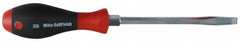 Wiha - 1/4" Blade Width, Standard Slotted Screwdriver - Exact Tooling