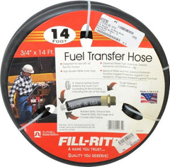 Tuthill - 3/4" ID x 3/4" OD x 14' OAL, NPT Petroleum Transfer Hose - -30 to 140°F - Exact Tooling