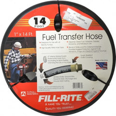 Tuthill - 1" ID x 1.45" OD x 14' OAL, NPT Petroleum Transfer Hose - -30 to 140°F - Exact Tooling