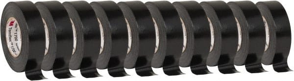 3M - 3/4" x 60' x 7 mil Black Polyester Film Electrical Tape - Exact Tooling