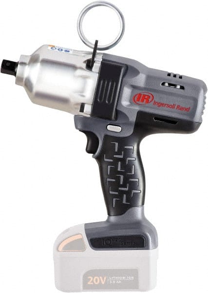 Ingersoll-Rand - 1/2" Drive 20 Volt Pistol Grip Cordless Impact Wrench & Ratchet - 1,900 RPM, 2,300 BPM, 780 Ft/Lb Torque, 2 Lithium-Ion Batteries Not Included - Exact Tooling