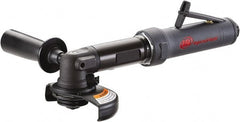 Ingersoll-Rand - 4-1/2" Wheel Diam, 12,000 RPM, Pneumatic Angle & Disc Grinder - 5/8-11 Spindle, 17 CFM, Rear Exhaust - Exact Tooling