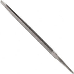 Anglo American - 6" Long, Bastard Cut, Taper American-Pattern File - Single Cut, 0.35" Overall Thickness, Tang - Exact Tooling