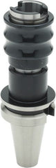 Parlec - BT40 Taper Shank Tension & Compression Tapping Chuck - 5/16 to 7/8" Tap Capacity, 5.19" Projection, Size 2 Adapter, Quick Change, Through Coolant - Exact Tooling